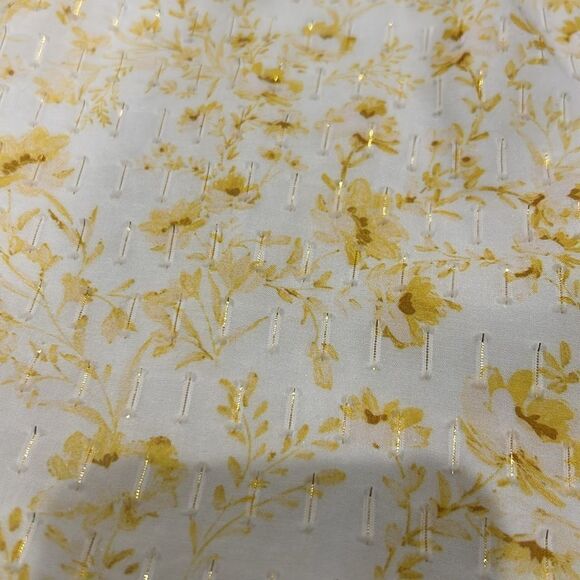 NWT Intermix Yellow Silk Top/Blouse, Size 0 - Picture 14 of 14